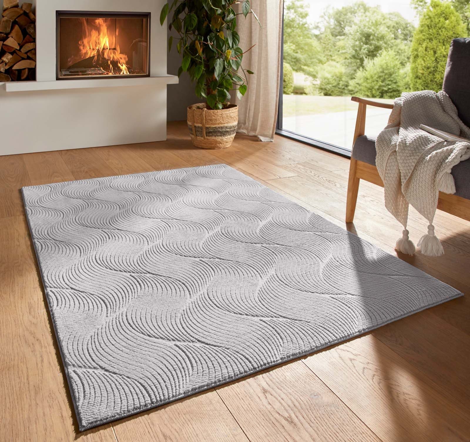 TaraCarpet Teppich Homestyle 392 Shell, Rechteckig, Düne Grau - Bild 2