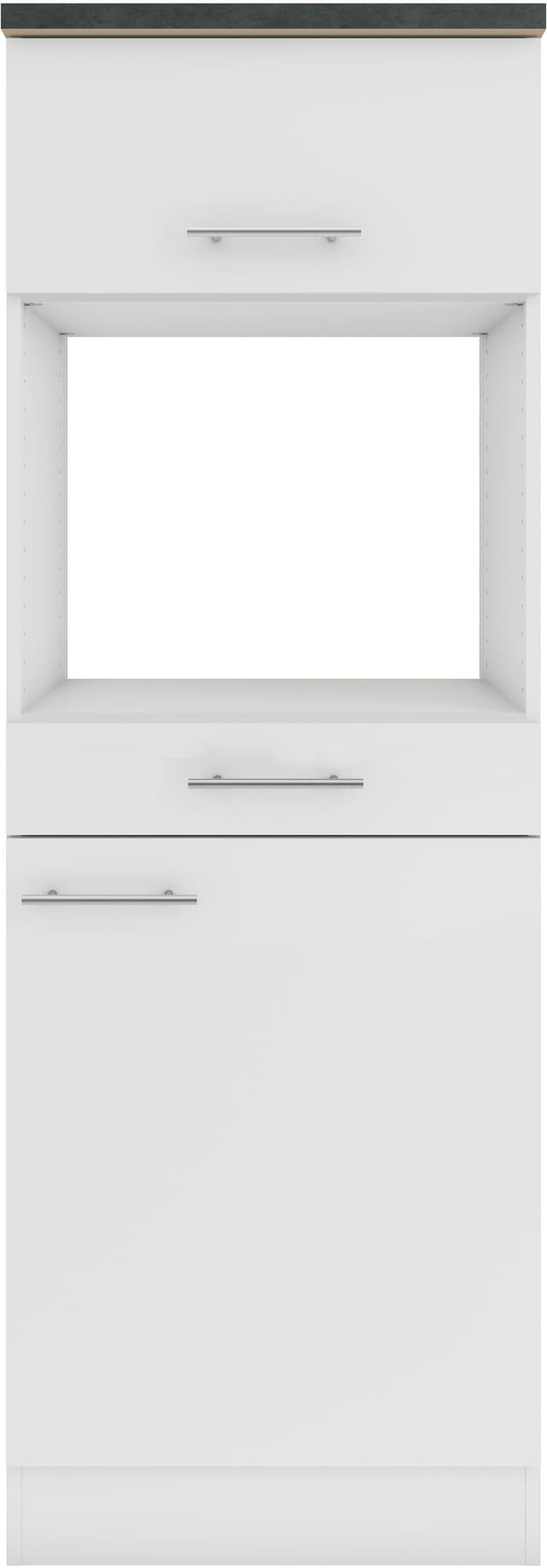 Einbau-Mikrowellenumbauschrank mit modernem Design