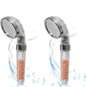 HAC24 Handbrause Wassersparender Duschkopf mit Mineralsteinen 3 Strahlarten Bild 2