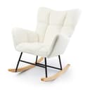 Allyson Schaukelstuhl Beige bis 150 kg belastbar Bild 2