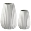 CASABLANCA BY GILDE Tischvase 2tlg. Set Piega Weiß Porzellan Bild 2