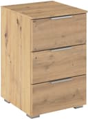 OTTO HOME Nachtkommode AGORDO Eiche Artisan mit 3 Schubladen Bild 2