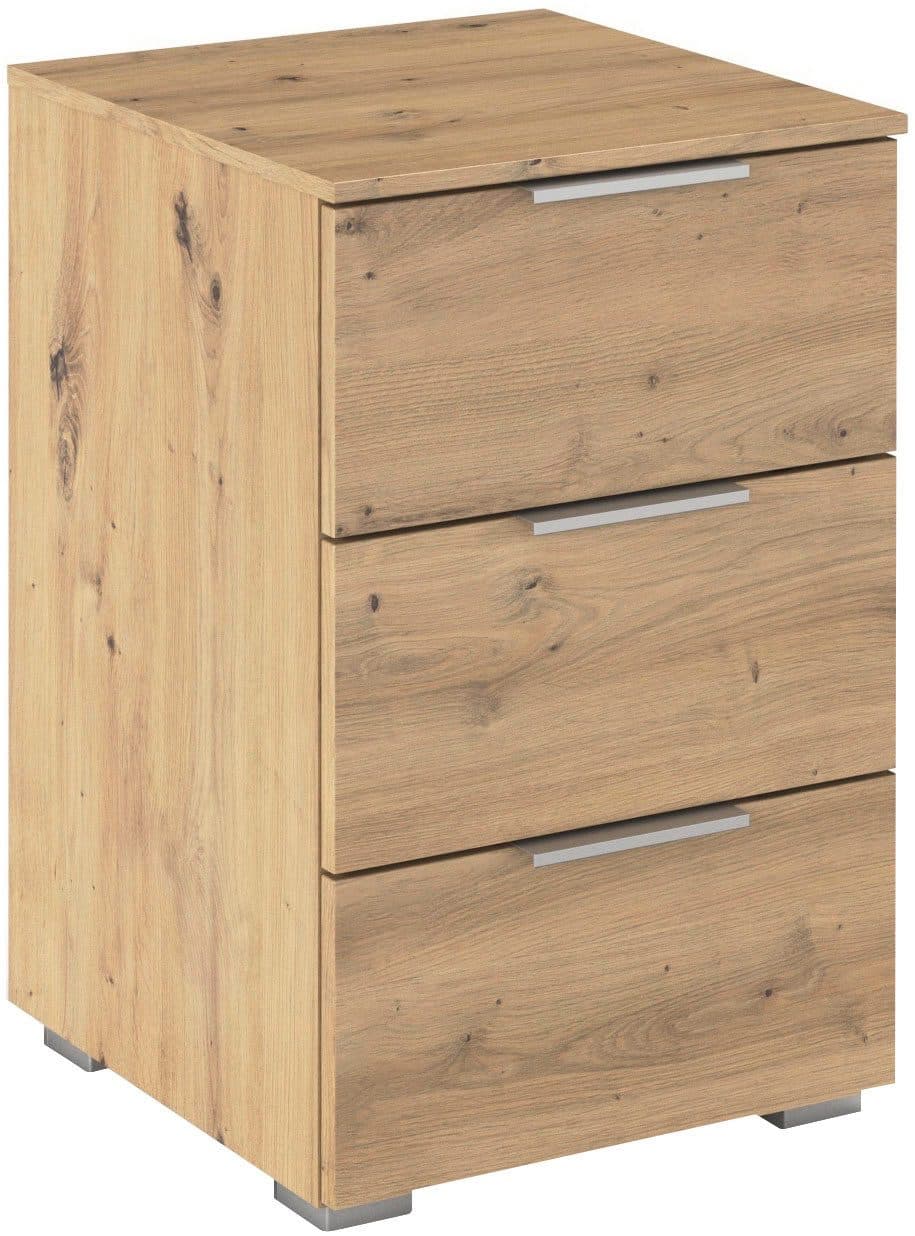 OTTO HOME Nachtkommode AGORDO Eiche Artisan mit 3 Schubladen - Bild 2