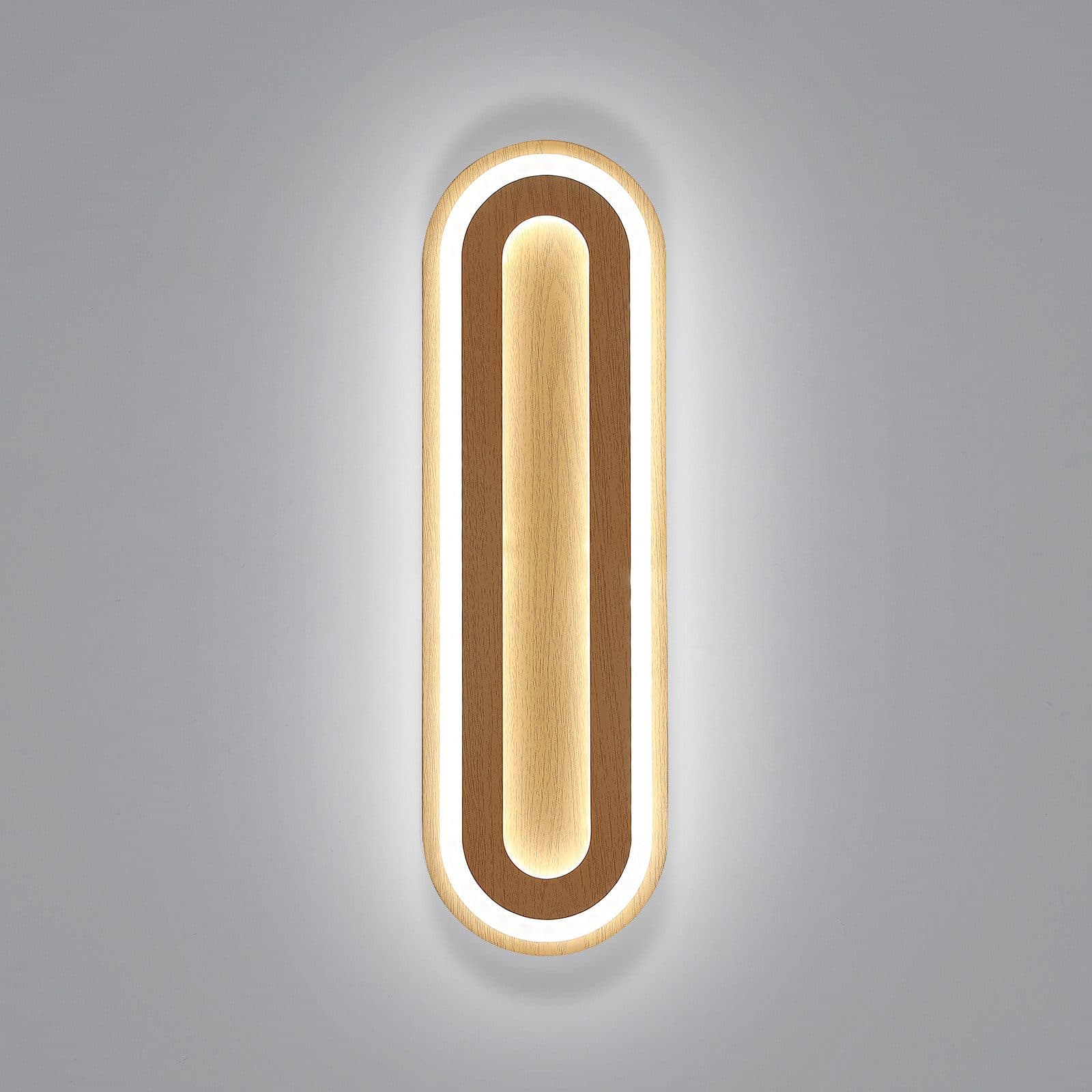 Riserva Wandleuchte LED 40cm Holzoptik 25W 6500K Acryl - Bild 2
