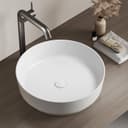 EMKE Aufsatzwaschbecken Oval Keramik Waschtisch Bild 2