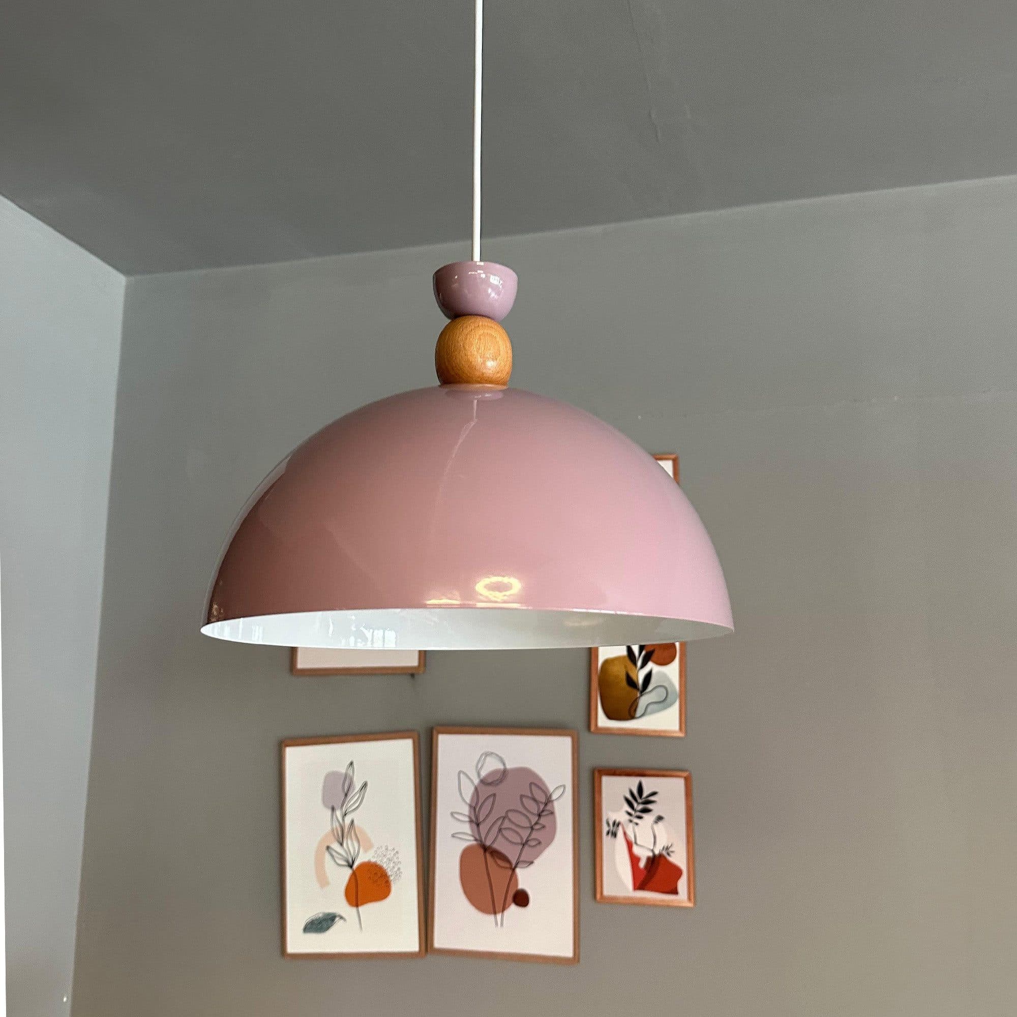 Bamyum Pendelleuchte Industrial Orange E27 Dimmbar - Bild 2