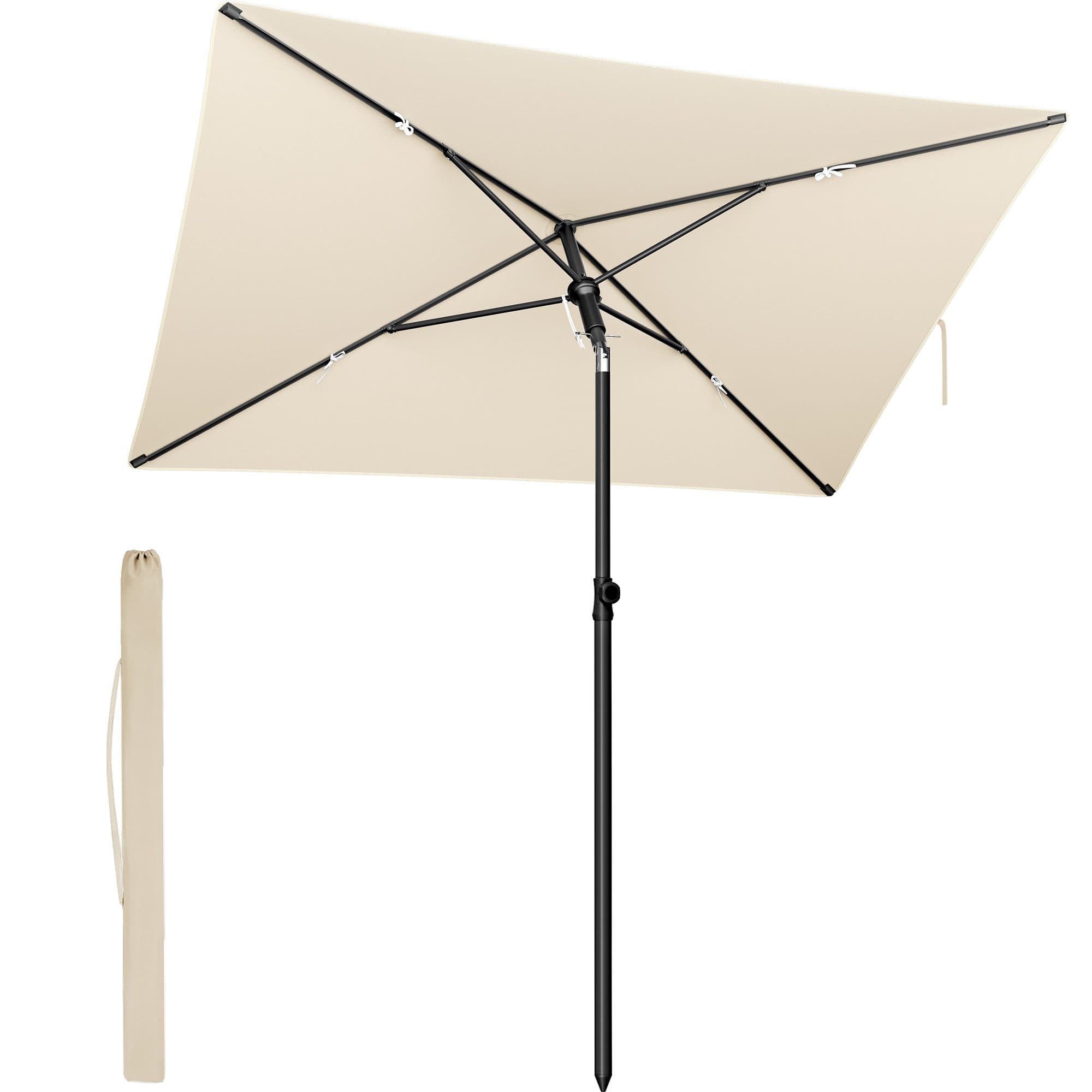 SONGMICS Sonnenschirm UPF 50+ Beige - Bild 2