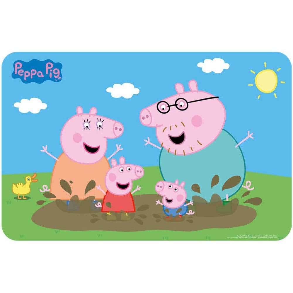 Peppa Pig Tischset Mud Bath Bunt 43x28 cm