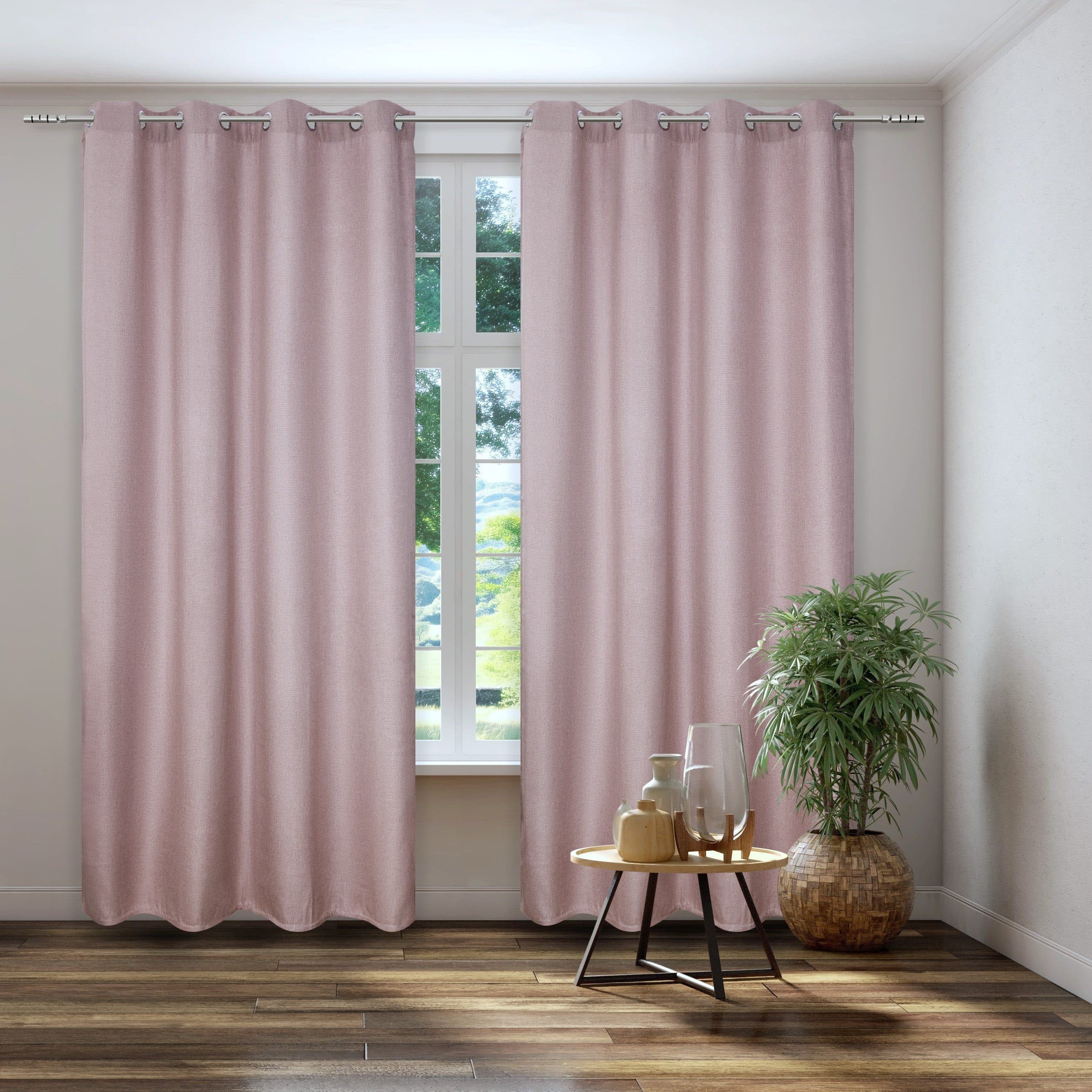 KUTTI Verdunkelungsvorhang Dimout Rosa Uni-Design - Bild 2