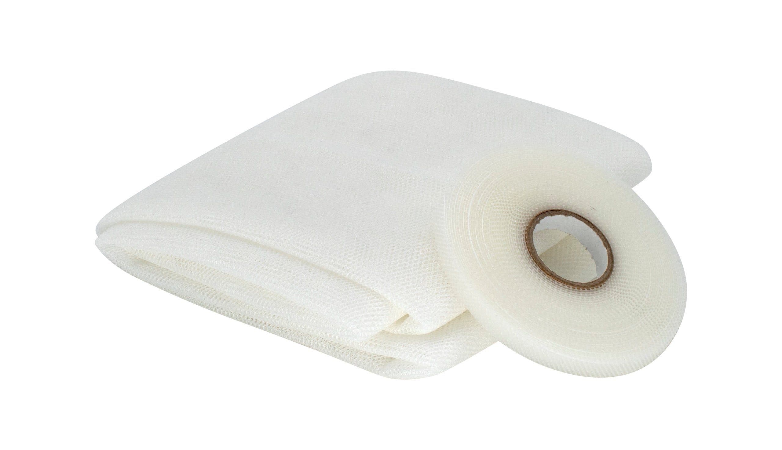 APANA Fliegengitter mit Klettband, individuell kürzbar, weiß