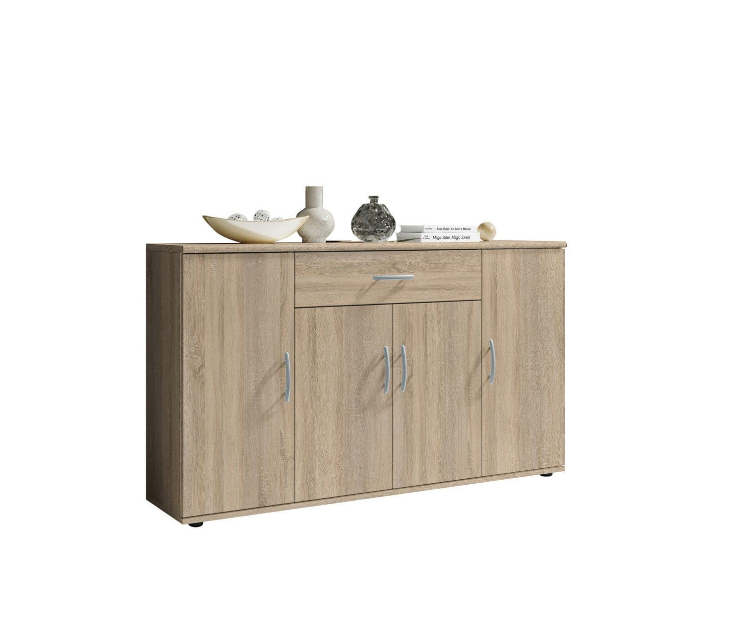 moebel-dich-auf Kommode LILLY 13 Beige 4 Türen 1 Schubkasten Holzwerkstoff - Bild 2