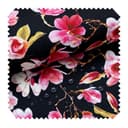 novely® Stoff OXFORD 210D Rosa Magnolien Printstoff Outdoor Bild 2