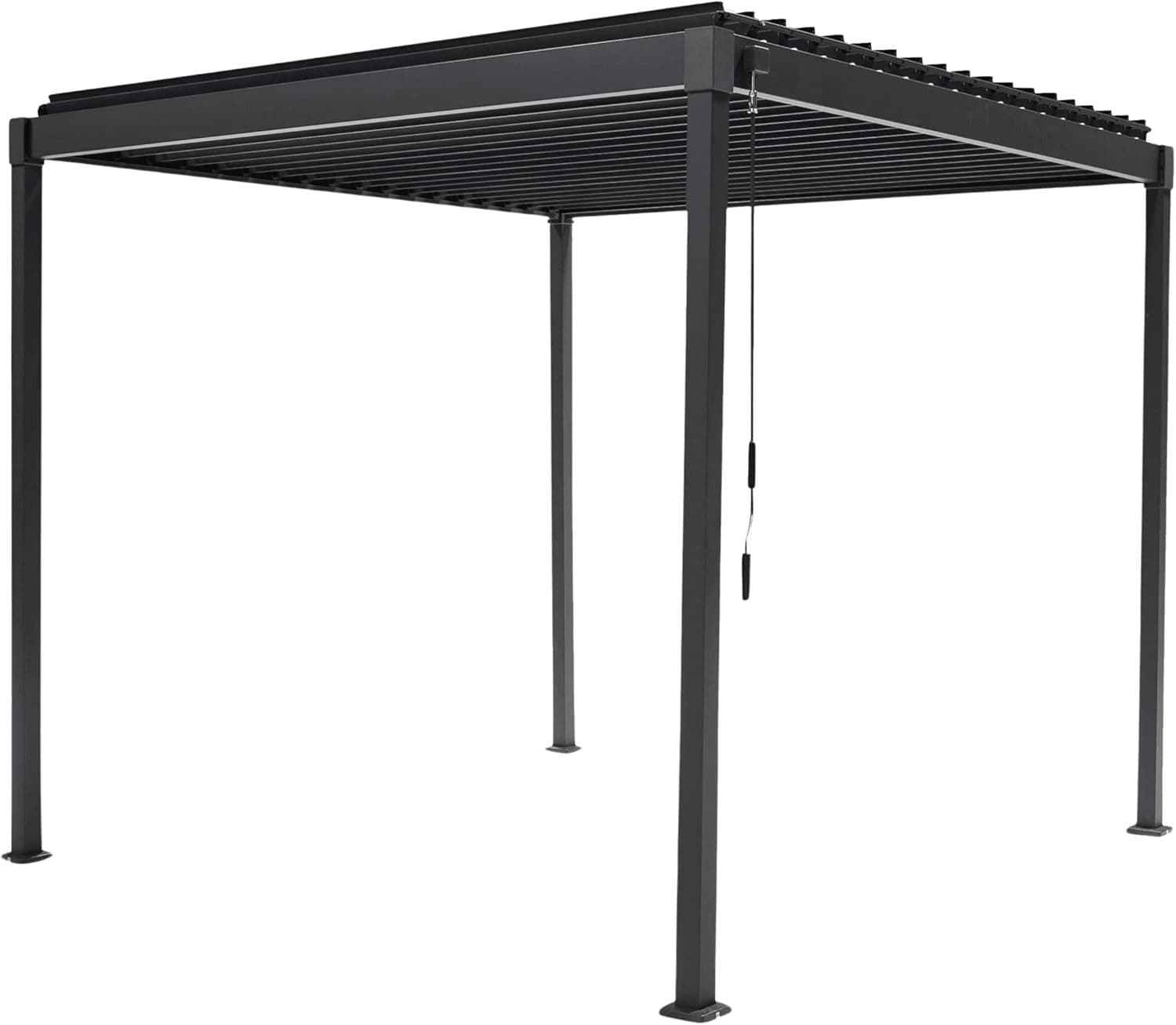 Mirador Pergola 80 Solid Anthrazit mit verstellbarem Lamellendach - Bild 2