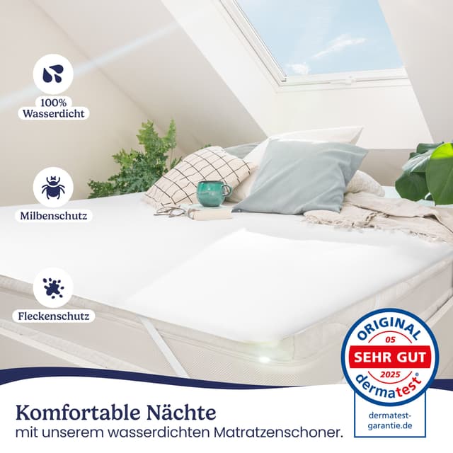 Gentle North Wasserdichter Matratzenschoner für Kinder - Allergikergeeignet