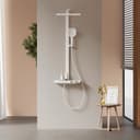 EMKE Duschsystem mit Thermostat Regendusche und Handbrause Messing Bild 2