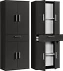 Procontour Mehrzweckschrank Clara Anthrazit mit verstellbaren Böden Bild 2