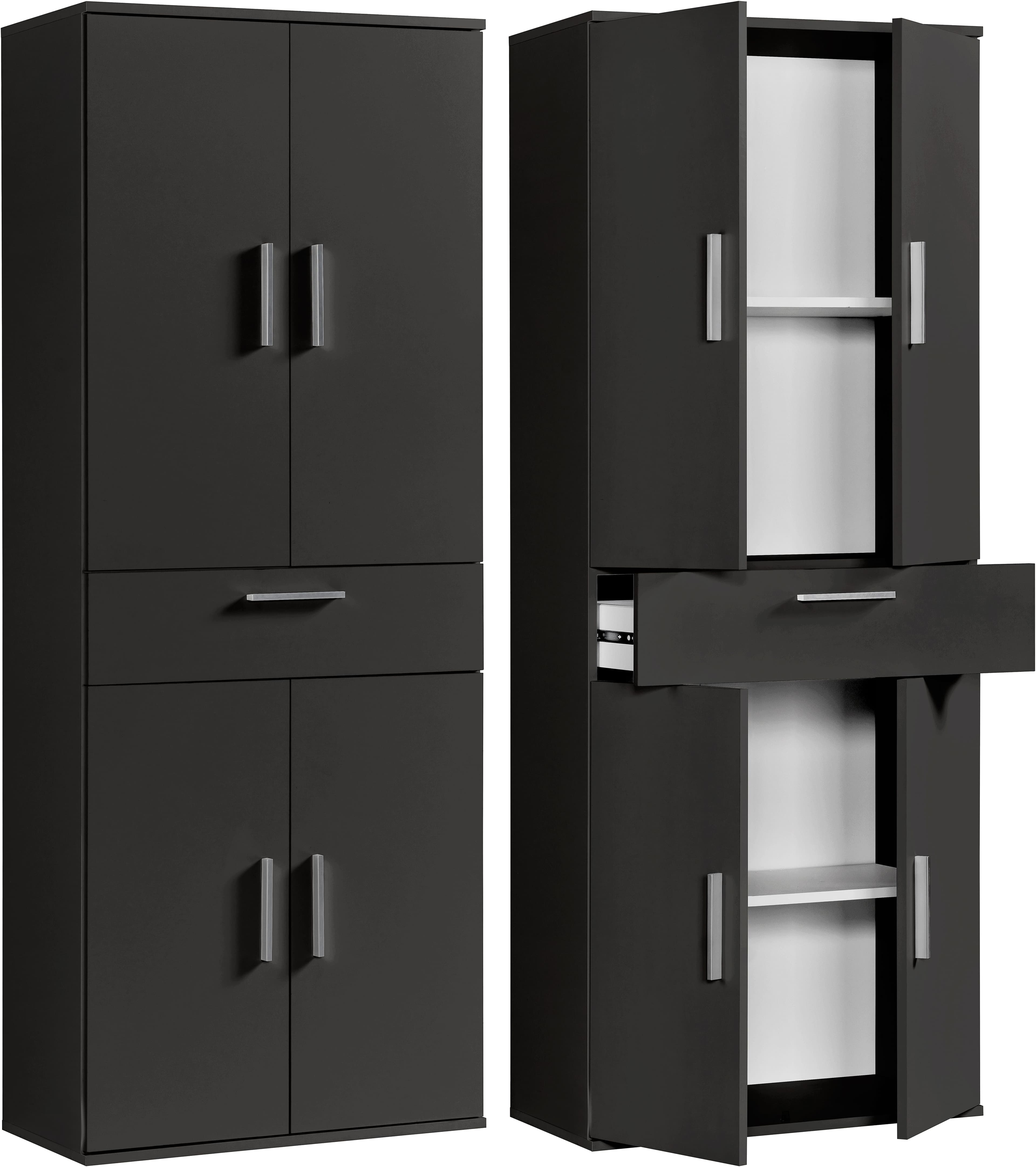 Procontour Mehrzweckschrank Clara Anthrazit mit verstellbaren Böden - Bild 2