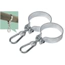 Loggyland Schaukelhaken verzinkt für Rundbalken Ø80mm 2er Set mit Karabiner Bild 2