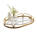 Home-trends24.de Dekotablett Gold Spiegel Antik Elegant 50cm Bild 2