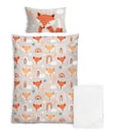 Stoffschmiede Kinderbettwäsche 3-Teilig Fuchs Bio-Baumwolle Bild 2