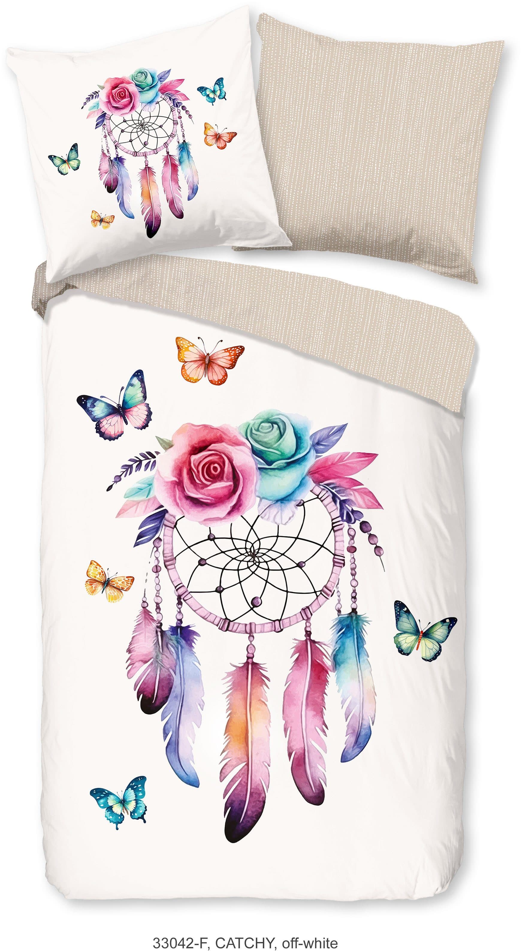 Good Morning Kinderbettwäsche Catchy Beige Flanell Biber - Bild 2