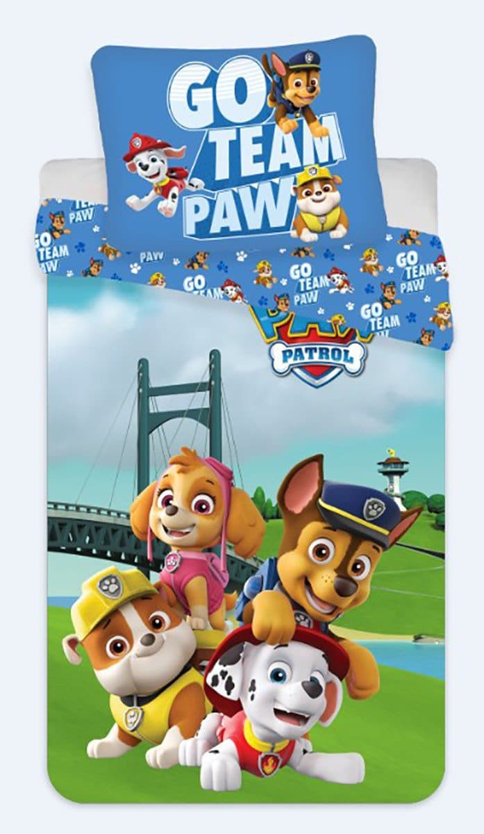 BrandMac Kinderbettwäsche Paw Patrol Go Team Paw Bunt 2-teilig