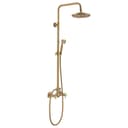 HOMELIVE Duschsystem Retro Messing Antikgold mit Regendusche und Handbrause Bild 2