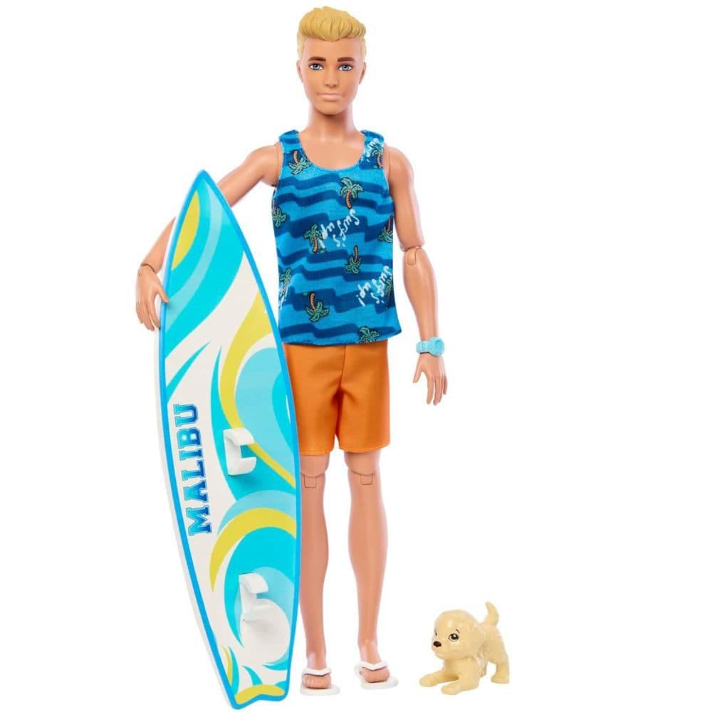 Barbie Surfer Ken Spiel-Set mit Hundewelpe und Surfbrett - Bild 2