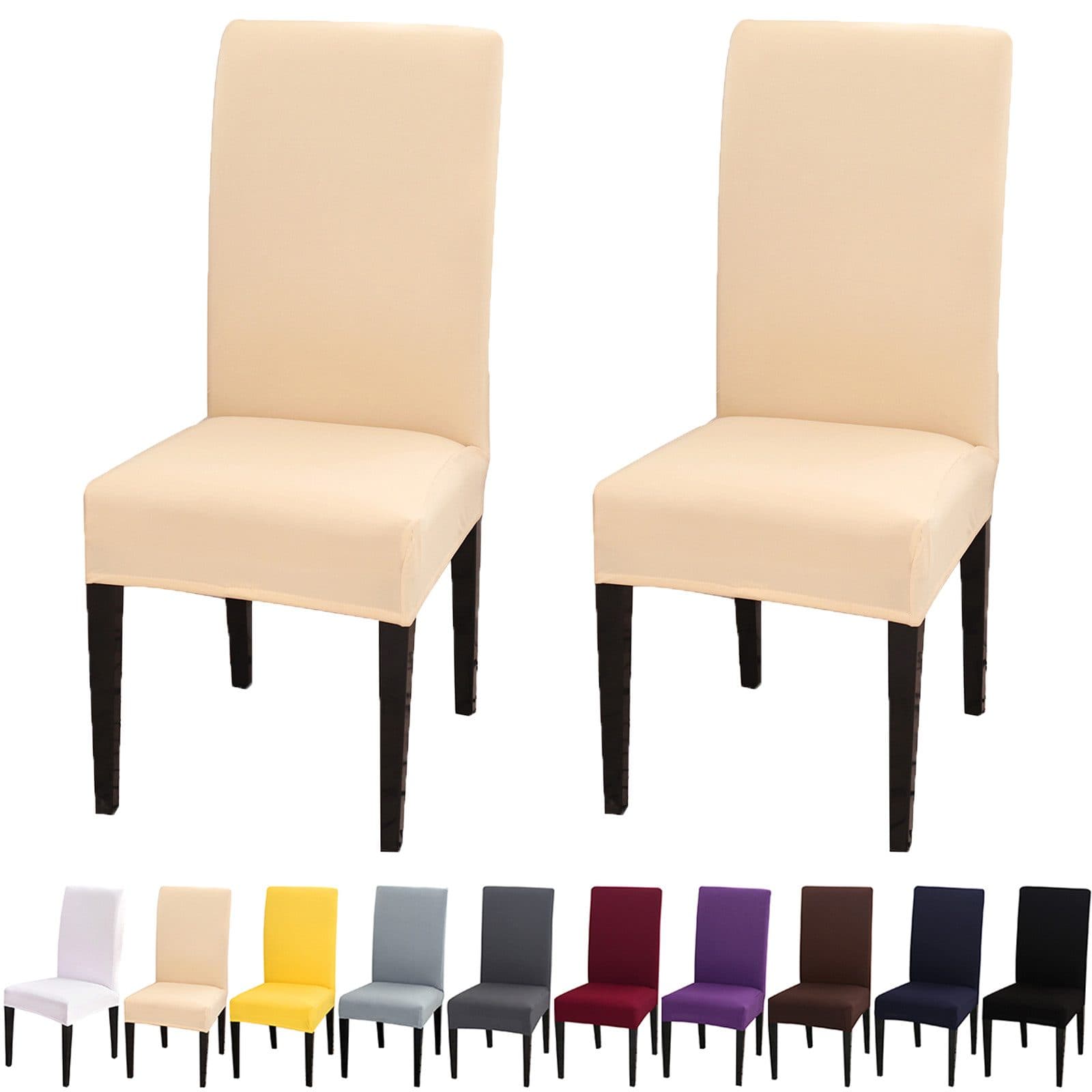 BTTO Stuhlhusse Universal Stretch Beige Polyester Elastisch - Bild 2