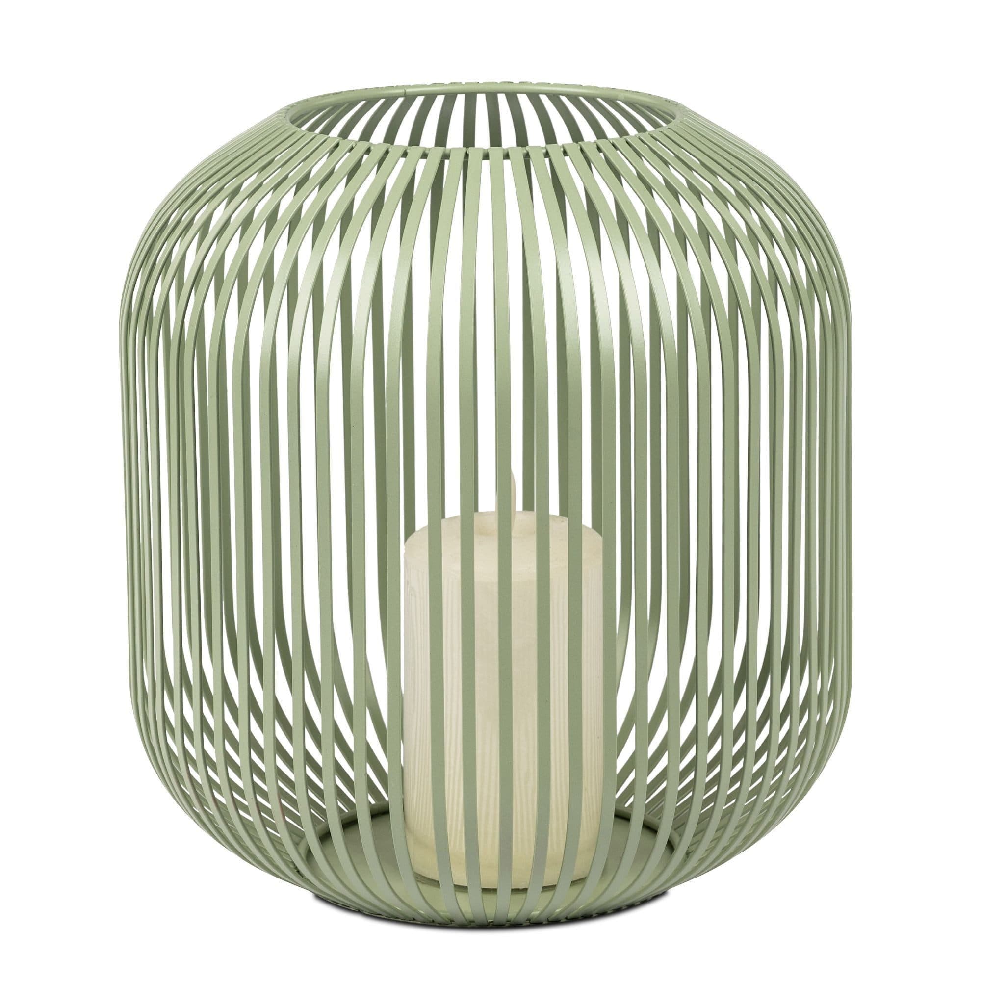 formano Windlicht Stäbe Grün Kugelform