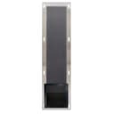 KOLMAN Toilettenpapierhalter Unterputz Wandnische Schwarz Edelstahl Bild 2