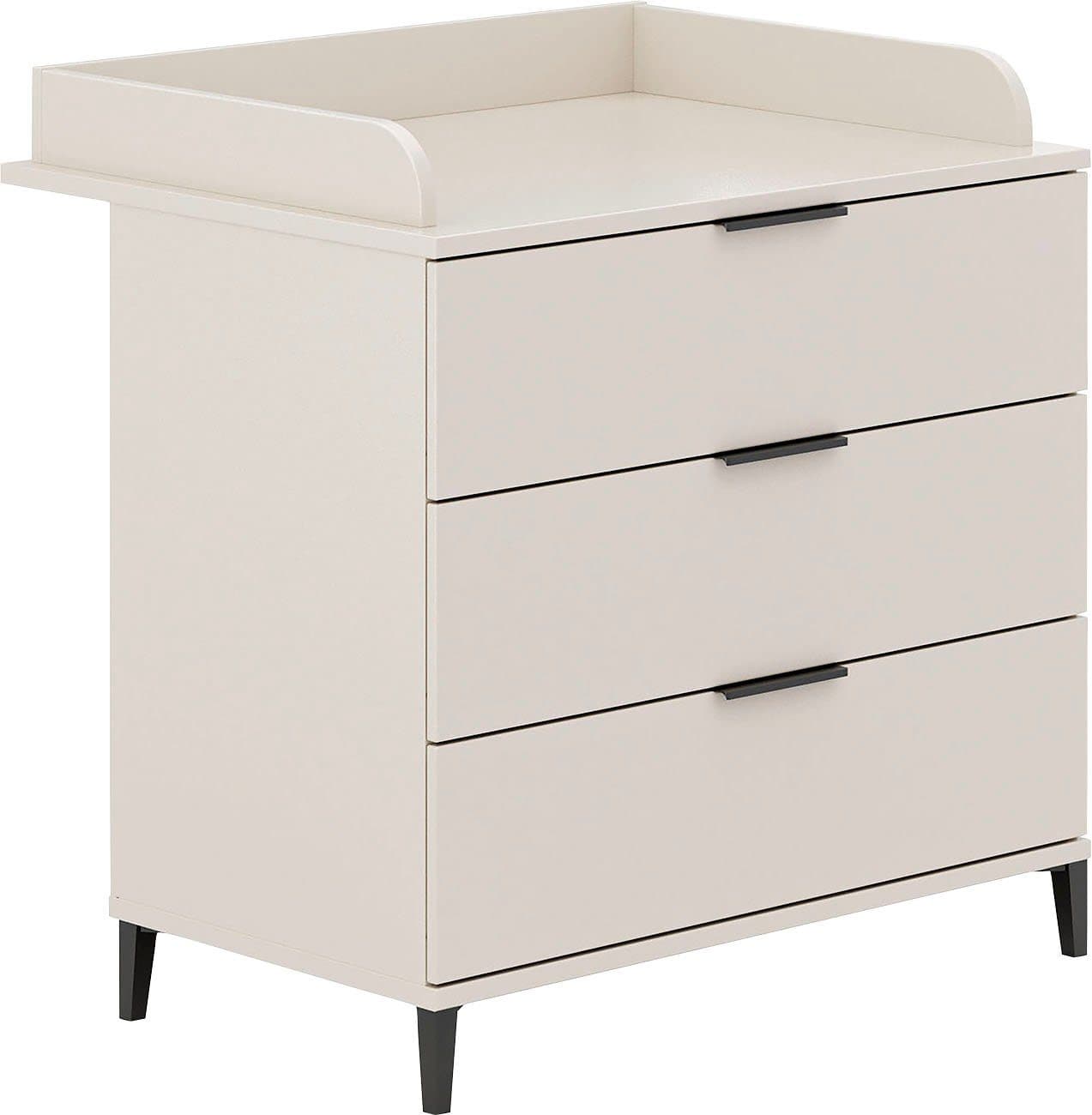 HOME AFFAIRE Wickelkommode ARI Beige 3 Schubladen Soft-Close - Bild 2