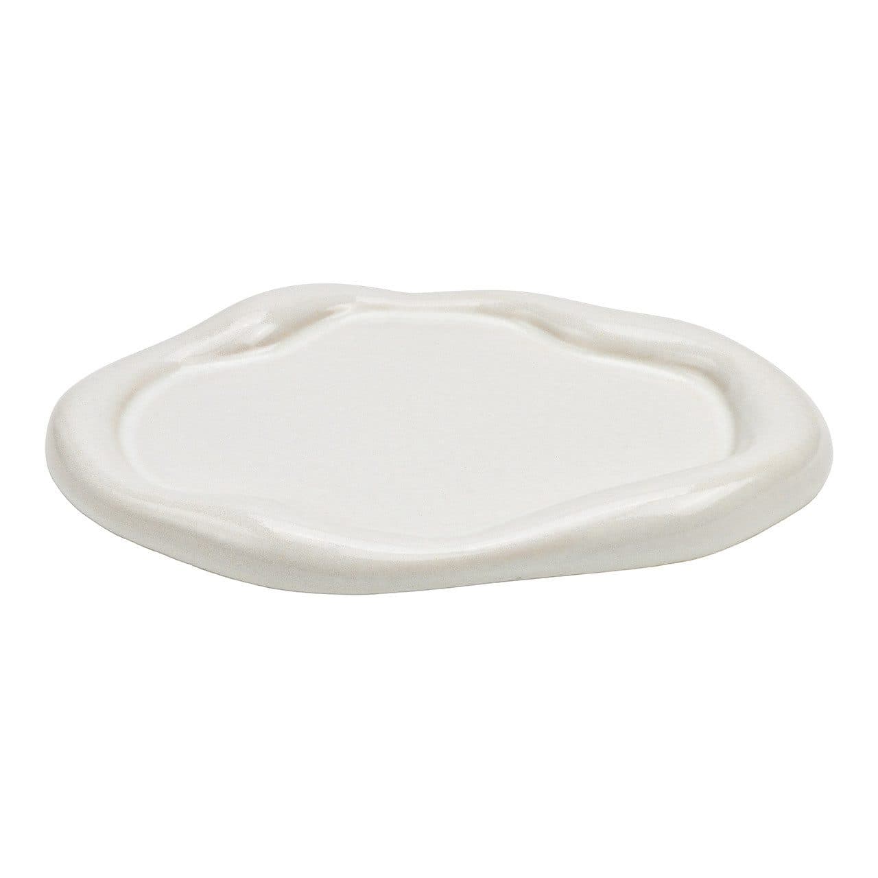 Wurm Dekoschale Dekoteller Keramik Weiß