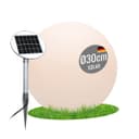 8 seasons design LED Kugelleuchte Shining Globe Solar warmweiß Bild 2