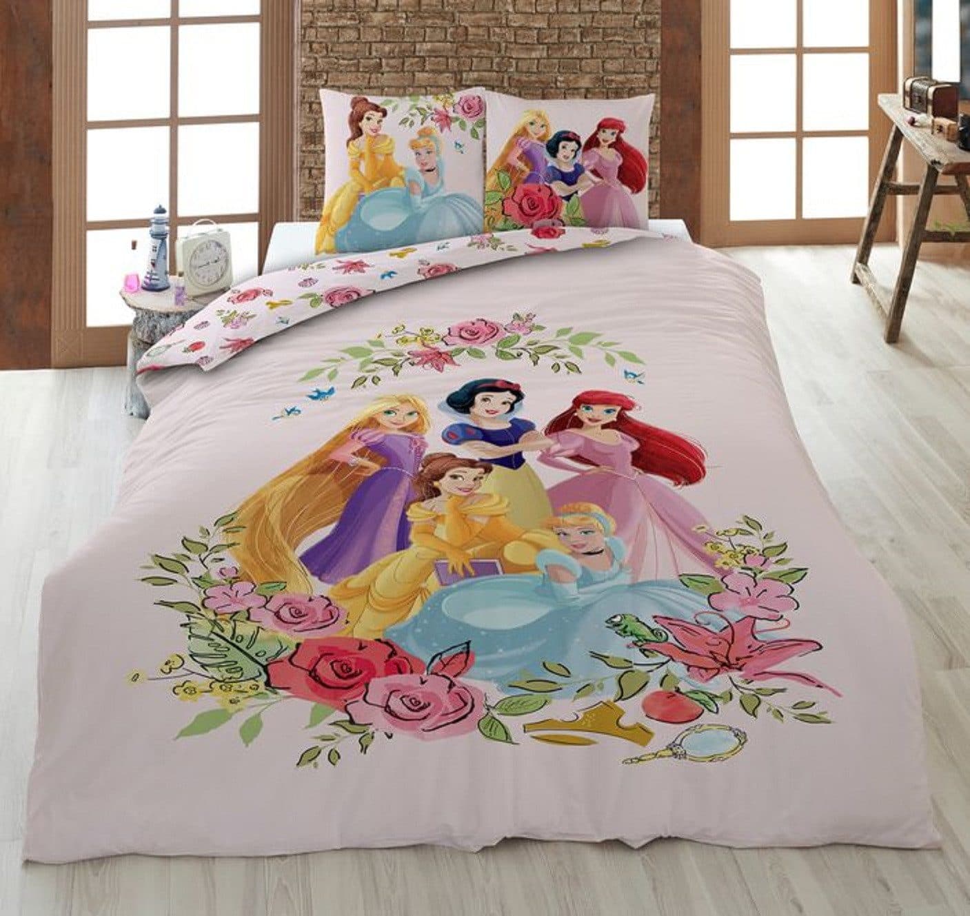 KK Shopping Disney Princess Bettwäsche Rosa 100% Baumwolle - Bild 2