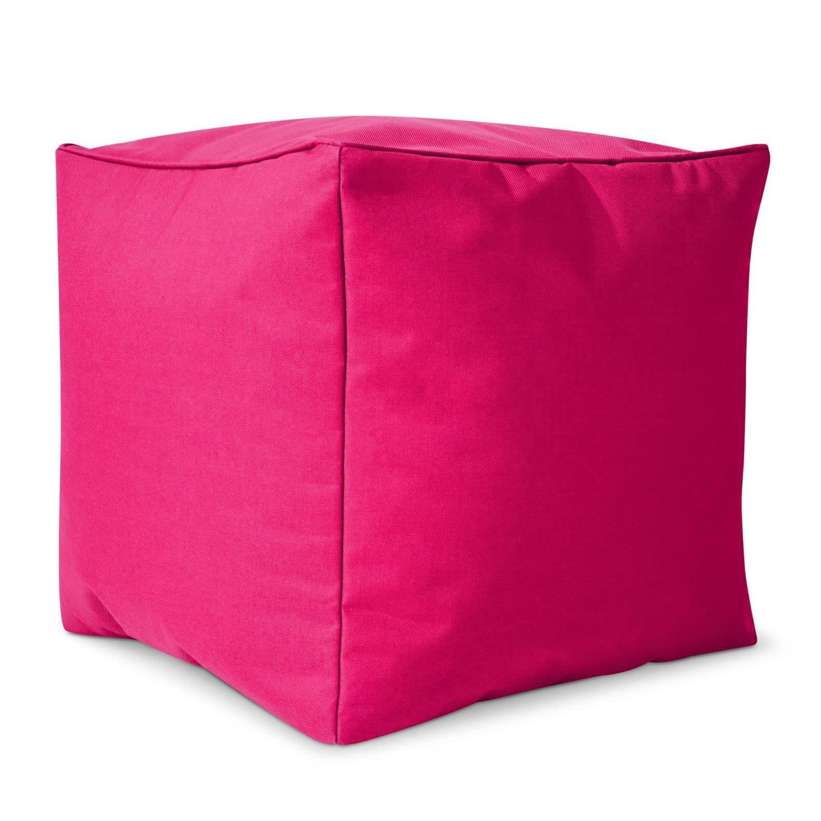 Green Bean Sitzsack-Hocker Pouf Cube Rosa 40x40x40cm - Bild 2
