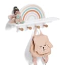 Zeller Present Wandgarderobe Rainbow Bunt mit 4 Haken und Ablage Bild 2