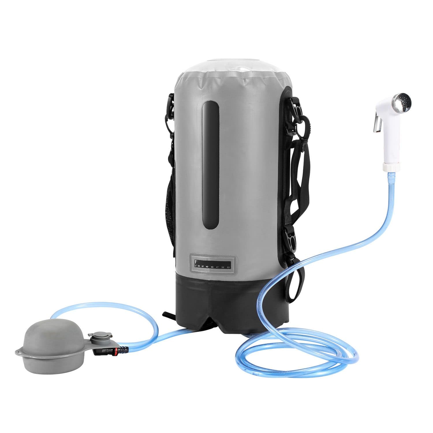Clanmacy Gartendusche 12L mit Pumpe Grau - Bild 2