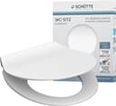 Schütte WC-Sitz SLIM Duroplast Absenkautomatik Schnellverschluss Flach Bild 2
