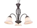 TRIO Leuchten LED Kronleuchter Landhausstil Rostoptik 3-flammig Bild 2