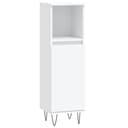 vidaXL Badschrank Weiß Holzwerkstoff mit Eisenfüßen Bild 2