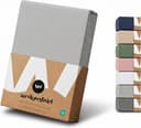 Wolkenfeld Spannbettlaken 100% Baumwolle Jersey Gummizug Bild 2