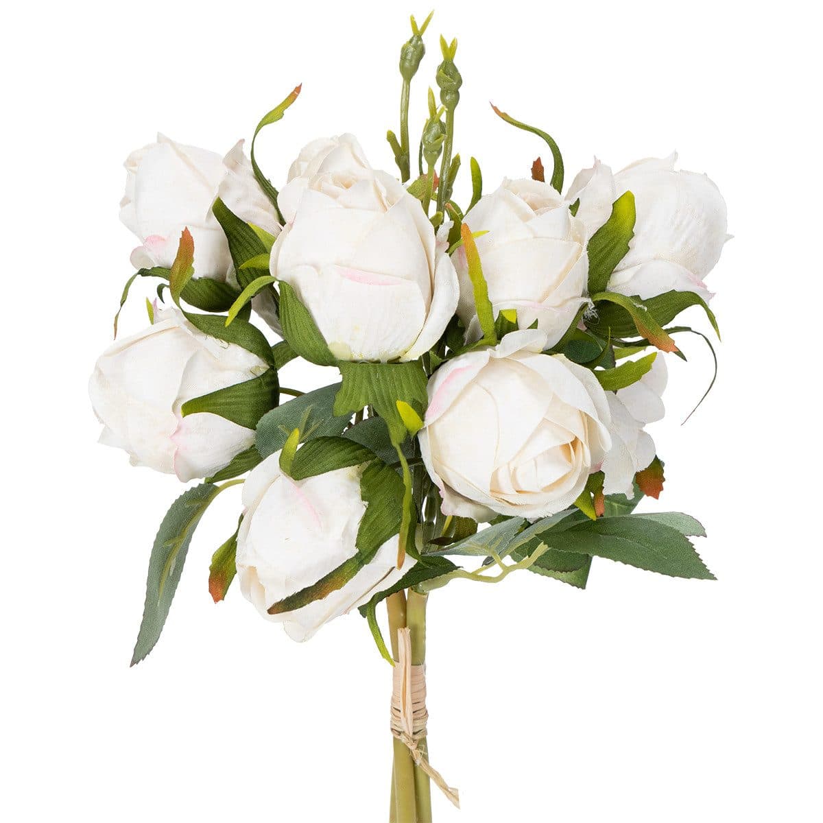 Kunstblume Kunstrosenstrauß für elegante Tisch- und Raumdekoration, 3 Stück, Viana - Bild 2