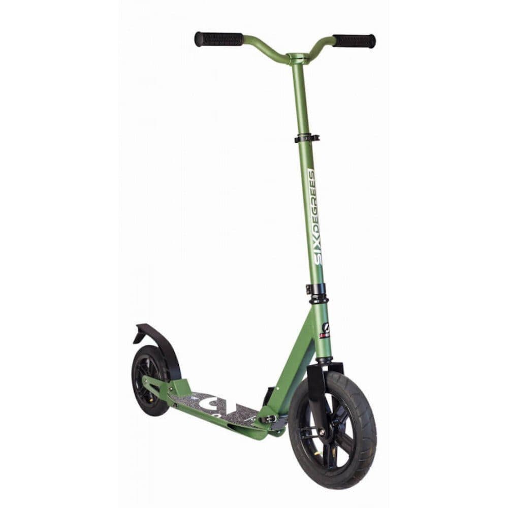 Scooter SIX DEGREES Aluminium All Terrain grün