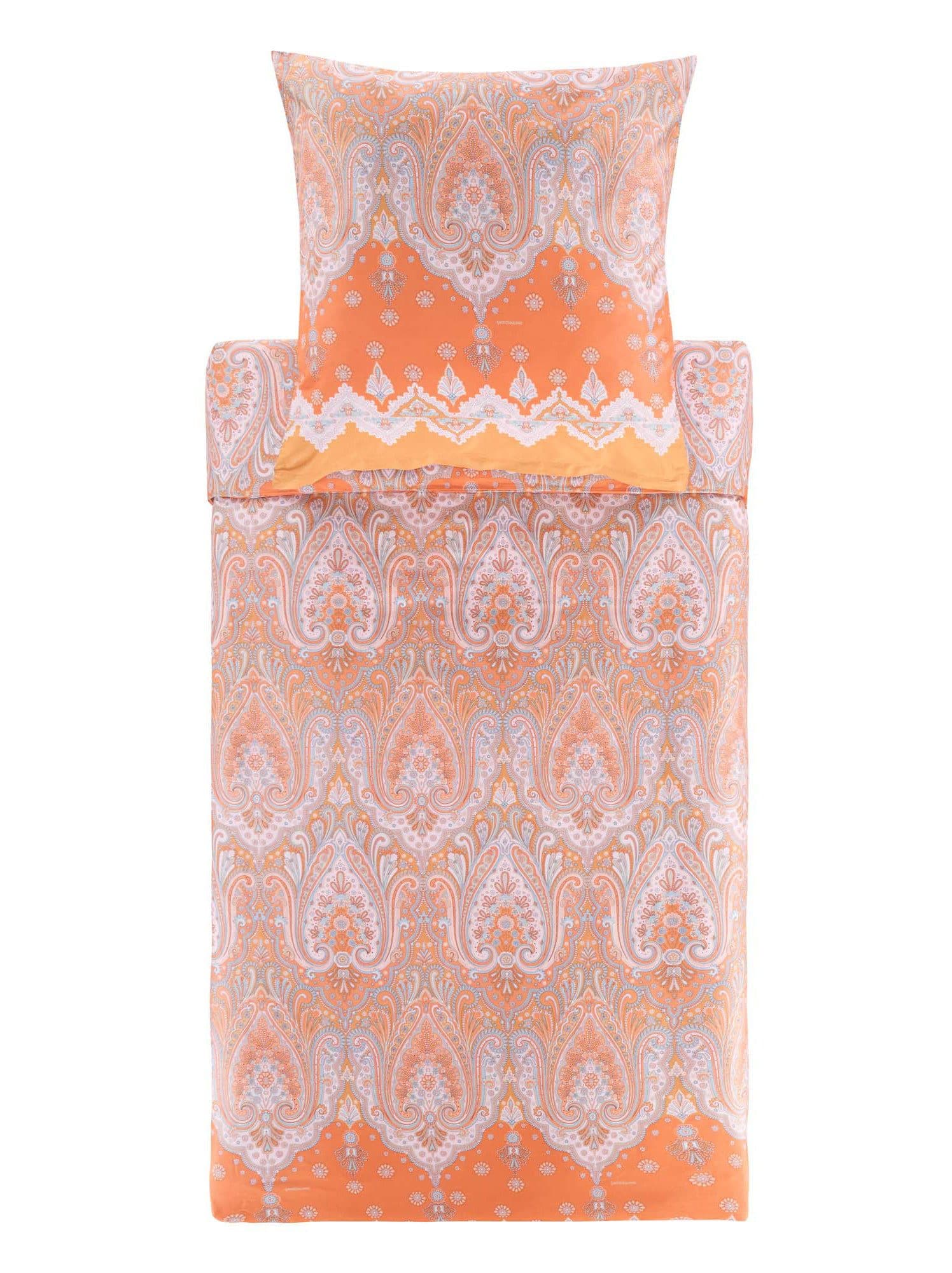 Bassetti Satin Bettwäsche ISOLABELLA Orange 100% Baumwolle - Bild 2