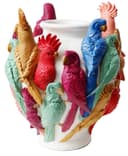 FURNARO Dekovase Bunte 3D-Papageien Bild 2