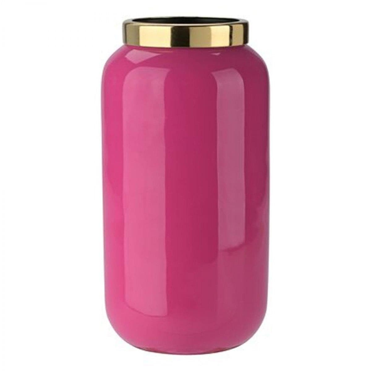 Giftcompany Dekovase Minivase Saigon mit Metallring Pink Gold 12cm - Bild 2