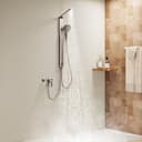 HOROW Duschsystem Regendusche Set Grau mit Thermostatarmatur Bild 2