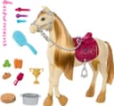 Barbie Anziehpuppe Mysteries: Das geheimnisvolle Pferdeabenteuer Spielzeugpferd interaktiv mit Sound Bild 2