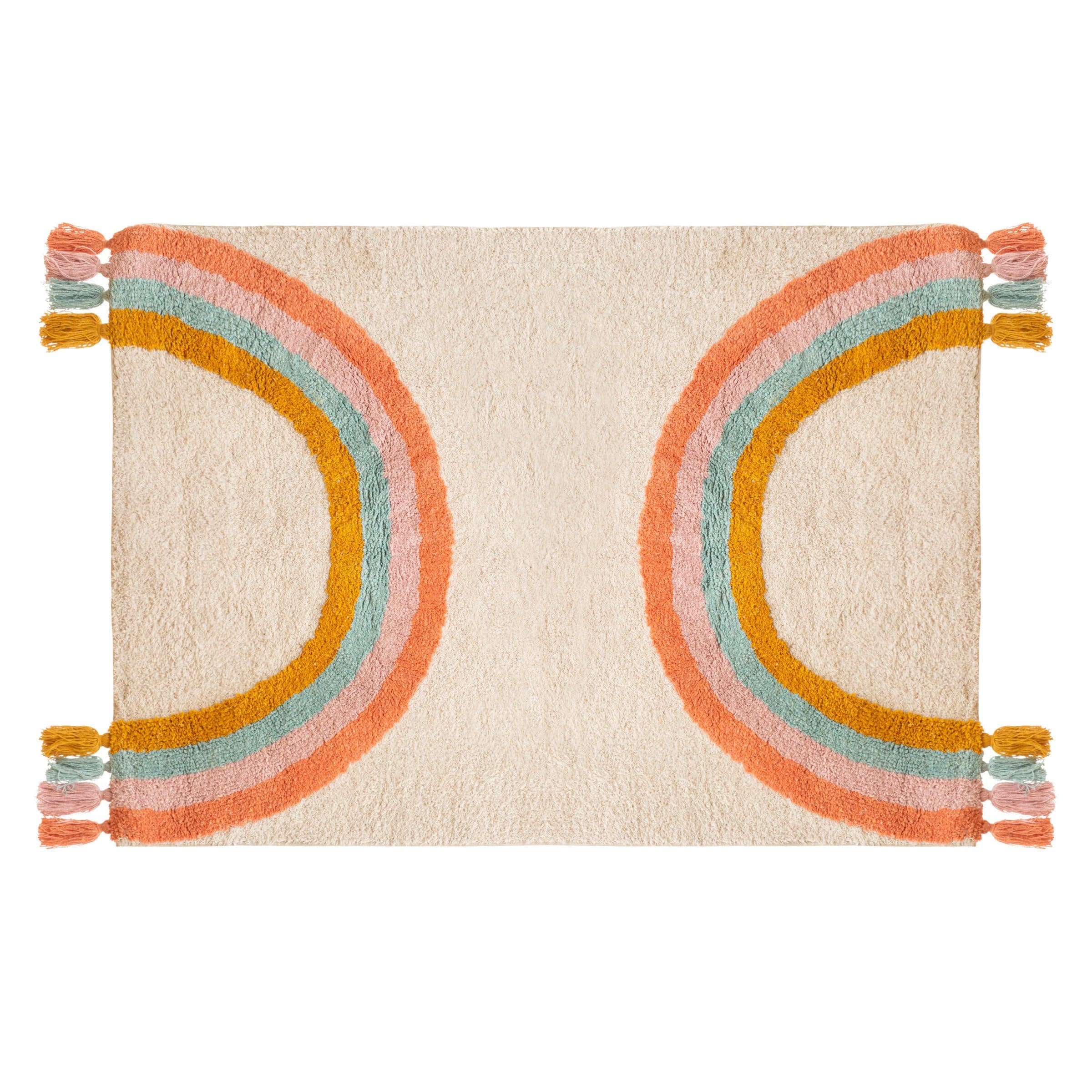 Atmosphera Kinderteppich RAINBOW Bunt Baumwolle - Bild 2